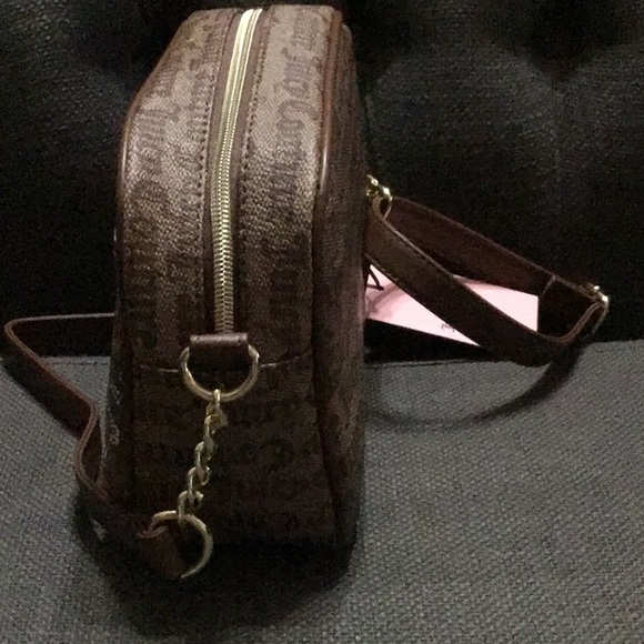 NWT Juicy Couture Chestnut Chino double the love camera Crossbody - Picture 4 of 9